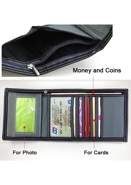 Erkek Cüzdan Kaliteli Kanvas Kumaş Kısa Manşonlar Çantalar Erkek Para Çantası Bozuk Para Cüzdanı Cüzdan Kartları Kımlık Tutucu Çanta Çanta Monederos (Yurt Dışından) fırsatları