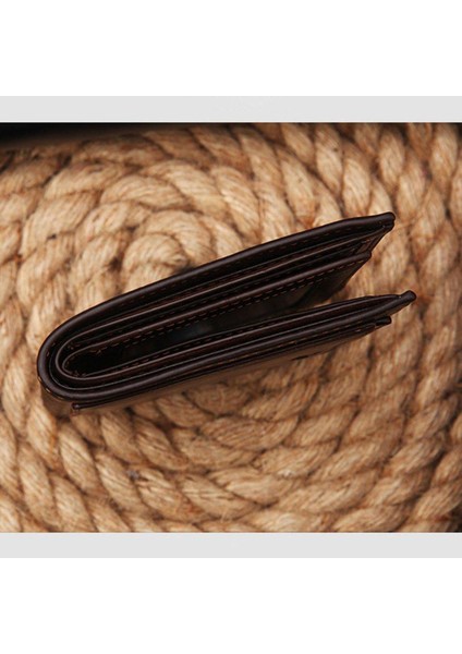 Inek Deri Cüzdan Kredi Kartı Tutacağı Çanta Erkek Modası Havalı Çanta (Yurt Dışından)