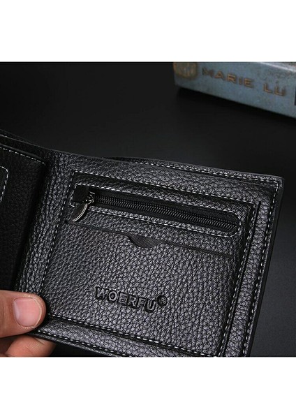 Erkek Kısa Cüzdan Yatay Gençlik Cüzdanı Iş Cüzdanı Yeni Gevşek Yapraklı Çoklu Kart Cüzdan Üreticisi (Yurt Dışından) modelleri