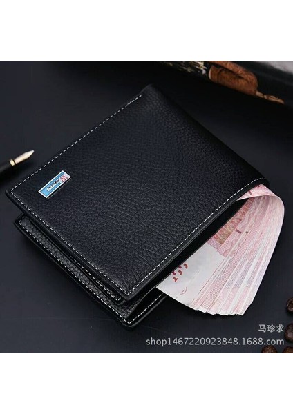 Erkek Kısa Cüzdan Yatay Gençlik Cüzdanı Iş Cüzdanı Yeni Gevşek Yapraklı Çoklu Kart Cüzdan Üreticisi (Yurt Dışından) indirimleri