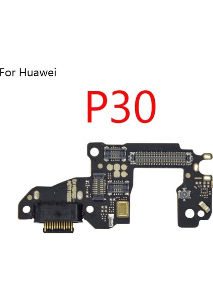 USB Şarj Huawei P40 Lite P30 P20 Pro P10 P9 Artı Şarj Dock Bağlantı Noktası Kurulu Mikrofon Mikrofon Flex Kablo (Yurt Dışından)