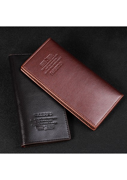 Erkek Uzun Cüzdan Lychee Desen Kore Cüzdan Çok Fonksiyonlu Cüzdan Çok Fonksiyonlu Cep Telefonu Çantası Fabrika Doğrudan Tedarik (Yurt Dışından) modelleri