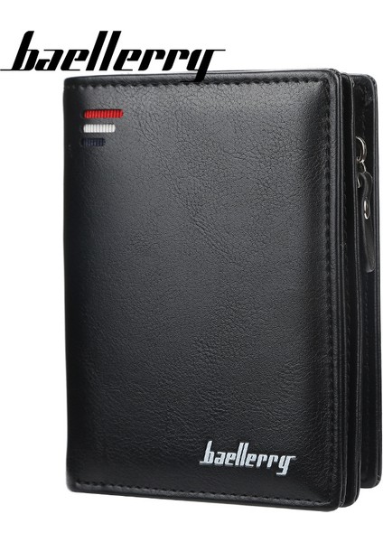 2022 Yeni Fermuarlı Kısa Cüzdan Erkek Çoklu Kart Yuvası Moda Dikey Mini Yapış Bozuk Para Cüzdanı Erkek Kart Çantası (Yurt Dışından) fırsatları