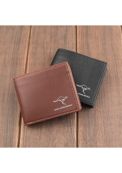 Yeni Erkek Kısa Cüzdan Retro Pu Gençlik Ehliyet Cüzdanı Dış Ticaret Çoklu Kart Düz Renk Cüzdan (Yurt Dışından) indirimleri