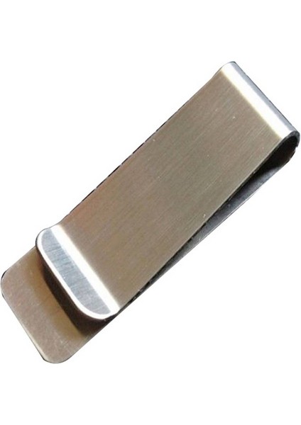 Microgood Paslanmaz Çelik Pirinç Banknot Tutucu Kredi Kartı Kimlik Nakit Cüzdan Para Klipleri (Yurt Dışından)