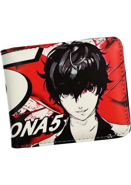 Persona 5 Cüzdan Erkek Kısa Çanta Havalı Tasarım Erkek Çocuk Cüzdanı Para Cebi (Yurt Dışından)
