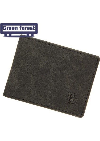 Yeşil Orman Seyahat Cüzdanı Ultra-Ince Minimalist Iş Erkek Ikiye Katlanmış Ince Cüzdan (Yurt Dışından) fiyatları