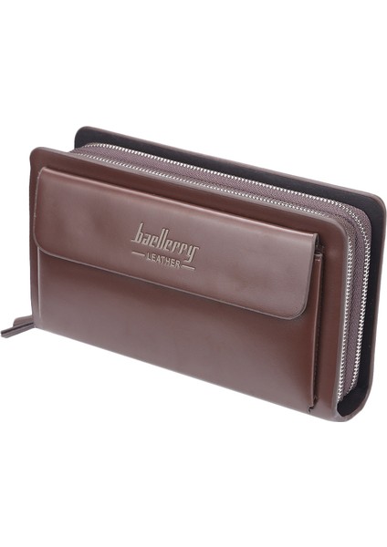 Baellerry Erkek Cüzdan Büyük Kapasiteli Iş Erkek Cüzdan Erkekler Için Cep Cep Cüzdan Kahve (Yurt Dışından) fiyatları