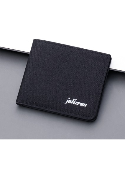 Tuval Erkek Cüzdan Siyah/mavi/gri Kartlıklı Cüzdan Erkek Para Çantası Kısa Kimlik/fotoğraf Tutucu 2022 Erkek Çanta Kredi Kartı Durumda Çanta (Yurt Dışından) modelleri