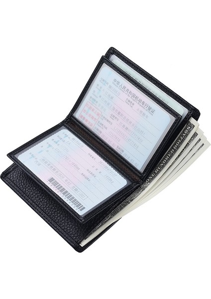 Purdored 1 Adet Ince Erkek Cüzdan Vintage Kartvizitlik Cüzdan Ince Ehliyet Çantası Dolar Para Çantası Portomonee Carteria (Yurt Dışından) modelleri