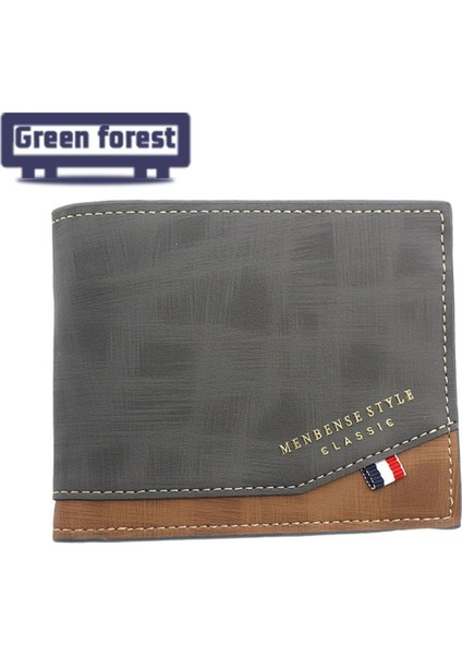 Yeşil Orman Iş Cüzdanı Baskılı Taşınabilir Nakit Tutucu Çanta (Yurt Dışından)