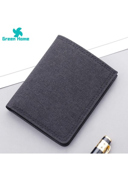 Green Home Kredi Kartı Cüzdanı Üç Kart Yuvası Pürüzsüz Fermuarlı Nakit Tutucu (Yurt Dışından) modelleri
