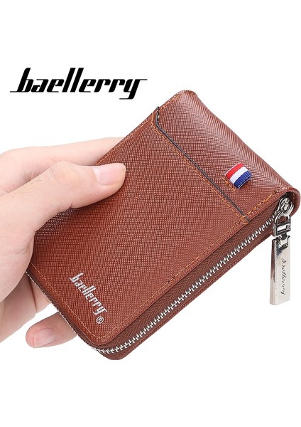 2022 Yeni Cüzdan Erkek Kısa Küçük Çok Fonksiyonlu El Kart Tutucu Pu Iş Fermuarlı Çanta Moda Yüksek Kaliteli Rahat (Yurt Dışından) indirimleri