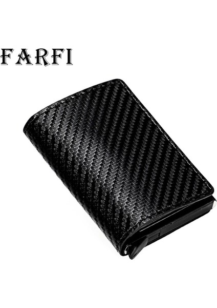 Farfi Banka Kartı Cüzdanı Rfıd Teknolojisi Hırsızlığa Karşı Çanta Kart Sahibi Kılıfı (Yurt Dışından)