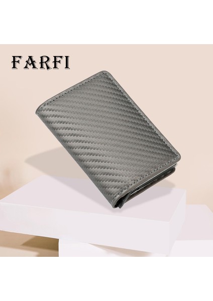 Farfi Banka Kartı Cüzdanı Rfıd Teknolojisi Hırsızlığa Karşı Çanta Kart Sahibi Kılıfı (Yurt Dışından) indirimleri