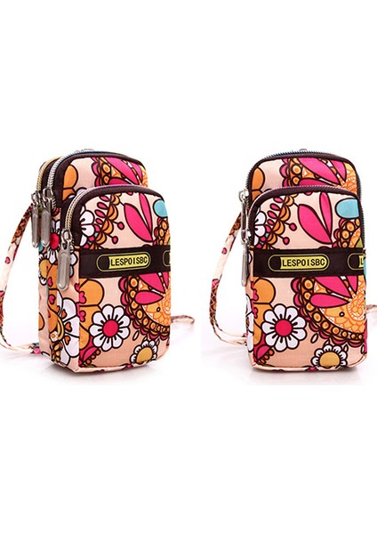 Sevimli Baskılı Telefon Kılıfı Omuz Askısı Bilek Spor Çanta Kılıfı Mini Para Cüzdanı (Yurt Dışından) indirimleri