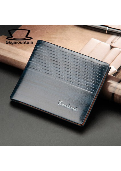 Skymountain Erkek Madeni Para Cüzdanı Pürüzsüz Yüzeyli Kompakt Boyutlu Ince Dokulu Cüzdan Çanta (Yurt Dışından) indirimleri