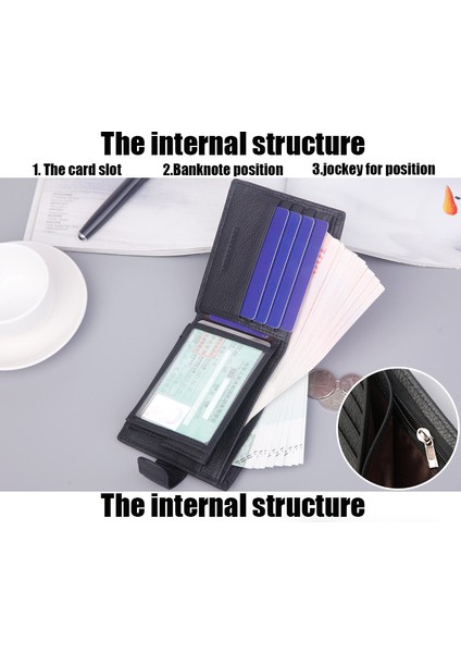 Moda Kısa Deri Erkek Cüzdan Moda Para Cebi Kart Sahibinin Erkek Çanta Basit Kaliteli Erkek Cüzdan (Yurt Dışından) indirimleri