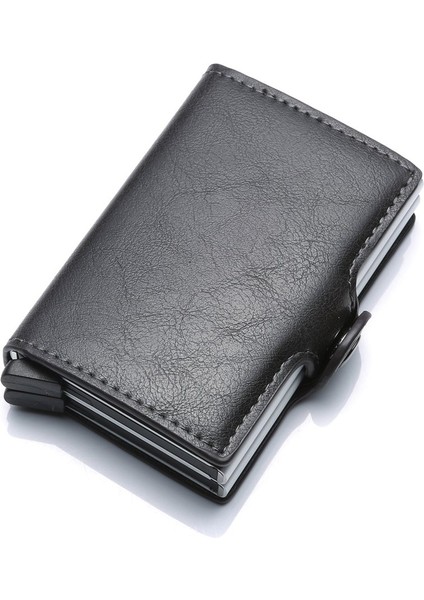 Rfıd Pop Up Kredi Kartı Tutucu Cüzdan Çok Yuvalı Güvenlik Engelleme Kartı Kılıfı (Yurt Dışından)