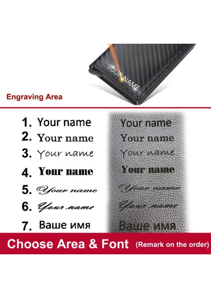 Yeni Mini Rfıd Erkek Cüzdan Karbon Fiber Kredi Kartı Tutucu Kazınmış Erkek Cüzdan Kaliteli Alüminyum Ince Popup Erkek Çantalar Cüzdanlar (Yurt Dışından) indirimleri