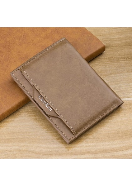 2019 Yeni Erkek Cüzdan Kısa Çok Fonksiyonlu Dikey Gençlik Öğrenci Gelgit Ehliyet Kartı Cüzdanı Cüzdan Noktası (Yurt Dışından)