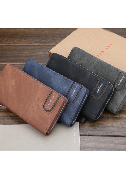Yfashion Erkek Cüzdan Pu Iş Çantası Fermuar Çok Fonksiyonlu Kart Yuvası Uzun Yatay Cüzdan (Yurt Dışından) indirimleri