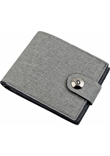 Cüzdan Erkek Moda Kanvas Katlama Kısa Çanta Eğlence Taşınabilir Para Para Klip Kart Sahibinin Lüks Cüzdan Fotoğraf Çantası Erkekler Için (Yurt Dışından)