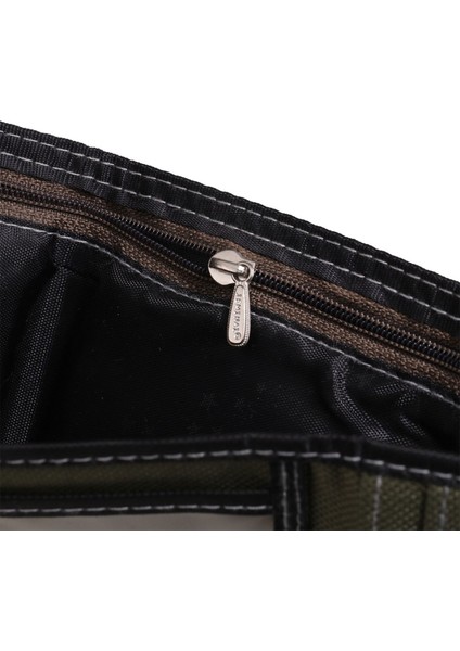 Rahat Tarzı Erkek Kanvas Cüzdan Kısa Erkek Fermuar Para Erkek Çanta Kart Sahibinin Genç Erkekler Için (Yurt Dışından) fırsatları