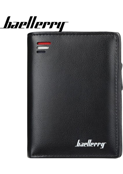 Baellerry Erkek Kısa Cüzdan Çoklu Kart 2 Katlı Manyetik Düğme Günlük Çanta (Yurt Dışından) fırsatları