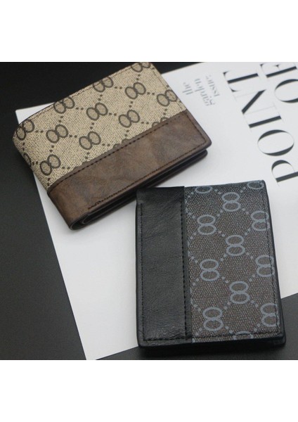 Sıcak Satış Erkek Cüzdan Iş Modelleri Erkek Kısa Cüzdan Cüzdan Retro Çok Fonksiyonlu Pu Malzeme Bozuk Para Cüzdanı Erkekler (Yurt Dışından)