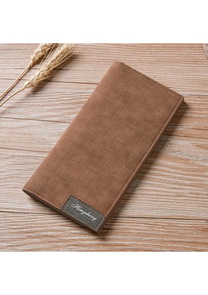 [daha Mutlu] Sıcak Satış Çantalar ve Seyahat Erkek Çantaları Cüzdanlar ve Aksesuarlar Cüzdanlar Erkekler Için Deri Ince Cüzdan Uzun Erkek Çanta Ince Erkek Kart Sahibinin 4 Renk (Yurt Dışından)