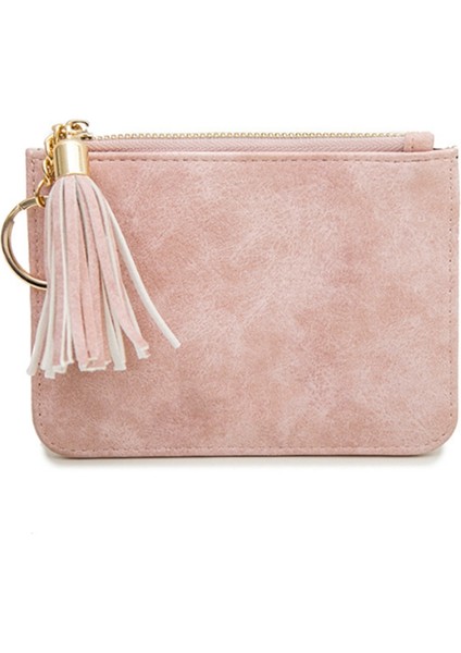 Mini Kadın Cüzdan Kadın Deri Ince Sevimli Ince Bayanlar Bozuk Para Cüzdanı Kartlar Için Küçük Cüzdan Kadın Fermuar (Pembe) (Yurt Dışından) fiyatları