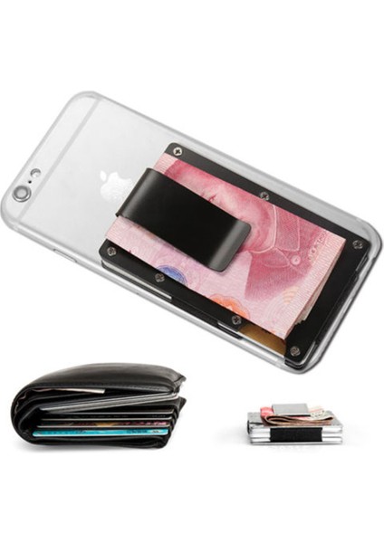 Microgood Rfıd Engelleme Paslanmaz Çelik Para Klipsi Kredi Kartı Tutucu Elastik Bant Cüzdan (Yurt Dışından) fırsatları