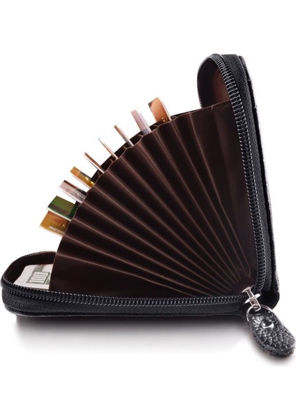 Erkek Cüzdan Hakiki Deri Kredi Kartı Tutucu Rfıd Engelleme Fermuarlı Cebi Erkek Çantası (Yurt Dışından) modelleri