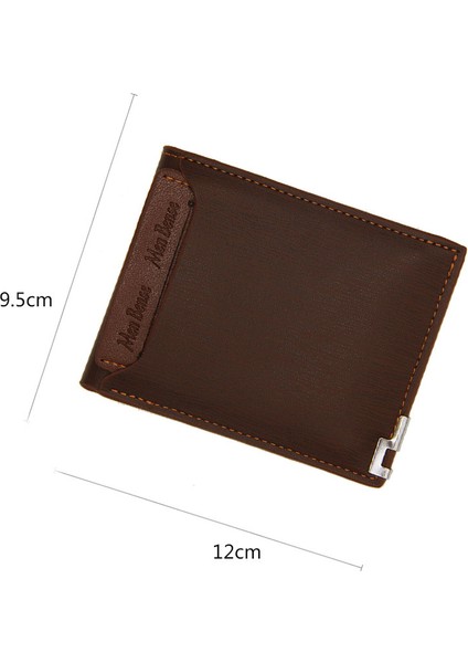 Yeni Kısa Erkek Cüzdan Ince Kart Sahibinin Fermuarlı Para Cebi Erkek Çantalar Özelleştirilmiş Cüzdan Fotoğraf Tutucu Para Çantası Erkekler Debriyaj Cüzdan (Yurt Dışından) modelleri