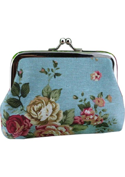 Cep Cüzdanı Gül Hafif Kanvas Parti Için Küçük Kompakt Cep Çantası (Yurt Dışından)