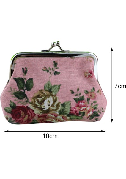 Cep Cüzdanı Gül Hafif Kanvas Parti Için Küçük Kompakt Cep Çantası (Yurt Dışından) modelleri