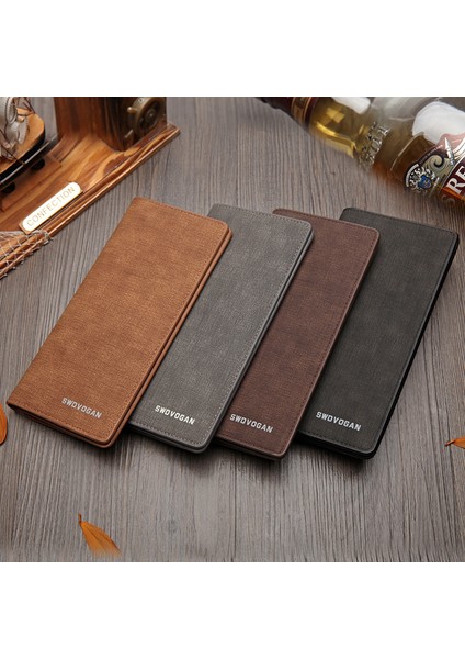 Yfashion Erkek Cüzdan Pu Deri Uzun Retro Çoklu Kart Yuvası -Hin Yumuşak Cüzdan Rengi (Yurt Dışından) modelleri