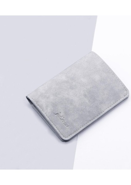 Moda Cüzdan Kadın/erkek Siyah/mavi/gri/kahverengi/kahve Ince Kadın/erkek Çanta Erkek Kımlık/kredi Kartı Tutucu Cüzdan Kılıf 2022 Kart Çantası (Yurt Dışından)