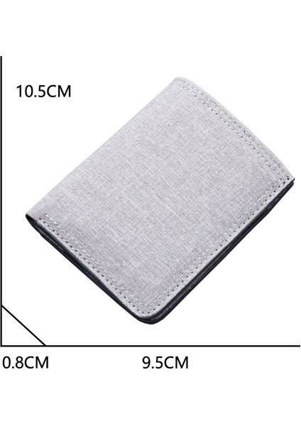 Tuval Erkek Cüzdanı Siyah/mavi/gri Kartvizitlik Cüzdan Kılıfı Erkek Kısa Çanta 2022 Moda Para Kartı Çantası (Yurt Dışından) fırsatları