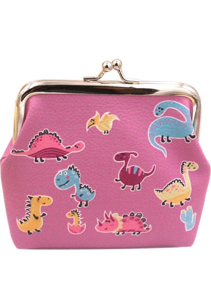 Kadınlar Sevimli Dinozor Suni Deri Öpücük Kilit Mini Cüzdan Debriyaj Nakit Para Çanta (Yurt Dışından) fiyatları
