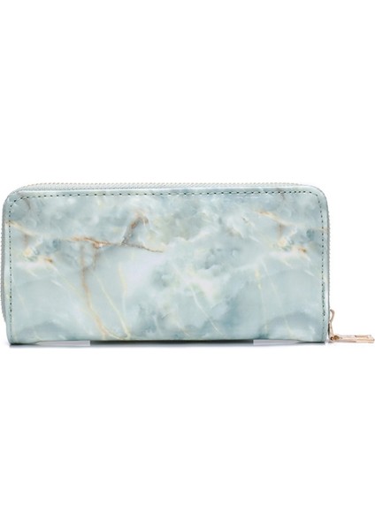 Rahat Bayan Cüzdan Çantalar Tote Mermer Rugan El Çantası Kızlar Fermuar Kart Para Para Tutucu Kılıfı Paketi Yeşil (Yurt Dışından)