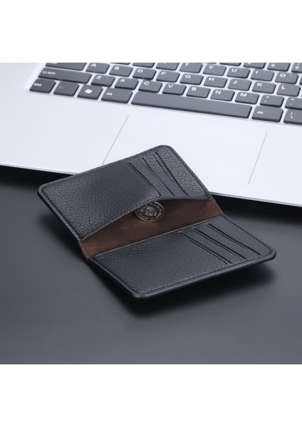 Baellerry Erkek Cüzdan Yeni Kısa Ince Kart Sahibinin Adı Kazınmış Basit Mini Lüks Erkek Cüzdan Marka Küçük Erkek Çantalar Cartera (Yurt Dışından) fırsatları