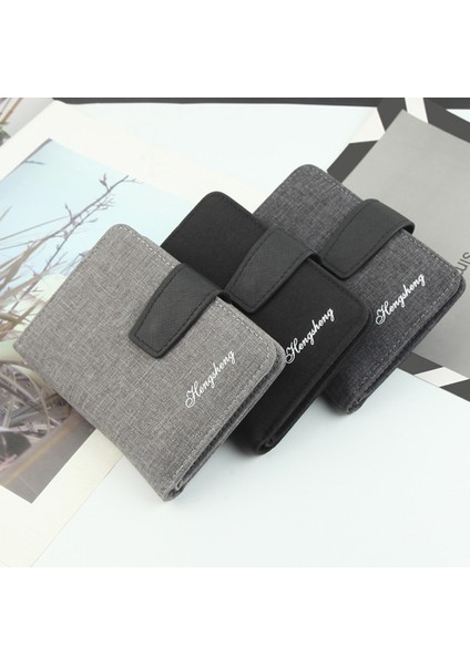 Erkekler Rahat Kanvas Cüzdan Pencereli Ince Kompakt Ekstra Kapasiteli Kısa Iş Cüzdan Seyahat Günlük Kullanım Için Mükemmel Hediye (Yurt Dışından) fırsatları