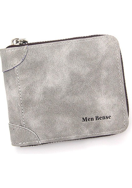 Yeni Erkek Cüzdan Moda Buzlu Büyük Kapasiteli Cüzdan Fermuarlı Çanta Bozuk Para Cüzdanı Erkek Kısa Zincirli Cüzdan (Yurt Dışından) indirimleri