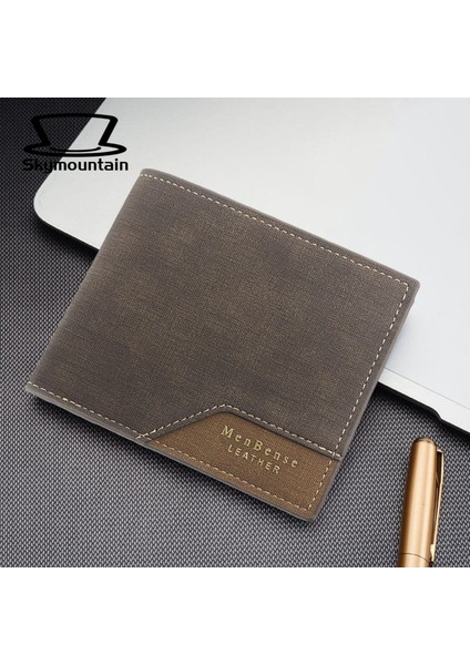 Skymountain Kredi Kartı Cüzdanı Buzlu Mat Erkek Cüzdan Bozuk Para Cüzdanı (Yurt Dışından) fırsatları