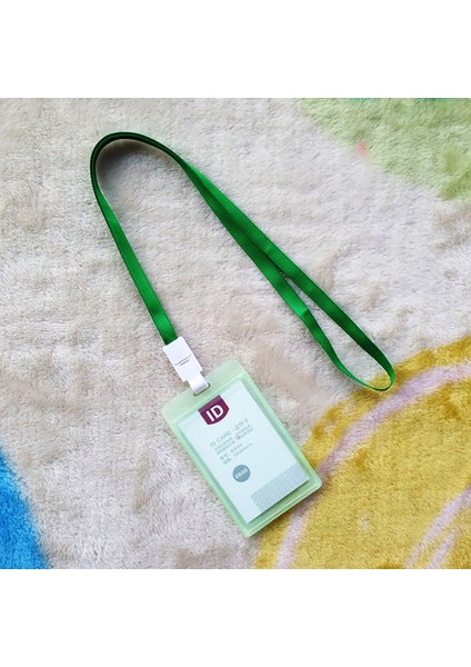 Sert Plastik Cep Kimlik Kartı Kredi Rozeti Adı Etiket Tutucu Boyun Askısı Ipi (Yurt Dışından) fırsatları