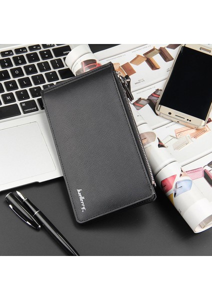 Büyük Kapasiteli 16 Yuvaları Kart Sahipleri Erkek Deri Cüzdan Ünlü Marka Bifold Para Çanta Moda Erkek Nakit Para Cebi Ücretsiz Gemi (Yurt Dışından)