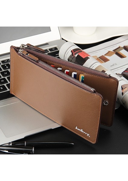 Büyük Kapasiteli 16 Yuvaları Kart Sahipleri Erkek Deri Cüzdan Ünlü Marka Bifold Para Çanta Moda Erkek Nakit Para Cebi Ücretsiz Gemi (Yurt Dışından)