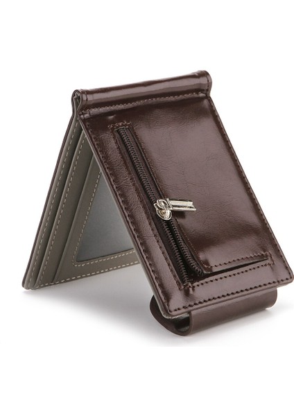 Cuıkca Ince Deri Cüzdan Para Çantası Kart Kılıfları Fermuar Kadın Erkek Cüzdan Para Klip Çekme Tipi Kımlık Kredi Kartı Durumda Çile (Yurt Dışından) modelleri